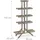 Relaxdays Blumentreppe 142 x 83 x 25 cm Grau