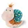 NICI Schnecke Blauer Teddy 25 Cm Mehrfarbig Mehrfarbig One Size - Beige/Blau