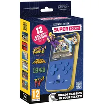 Blaze Capcom Super Pocket 12 Spiele Blau