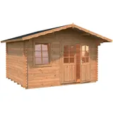 Palmako Emma 3,6 x 3 x 2,57 m hellbraun tauchgrundiert