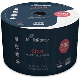 MediaRange CD-R 700MB 52x 50er Spindel