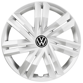 Volkswagen 2G0071454AUWP Radkappen (4 Stück) Radzierblenden 14 Zoll Radblenden, silber