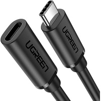 UGREEN USB C - USB C (weiblich) 100W 10Gb/s 1m schwarz