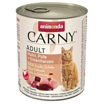 Animonda Carny Adult Huhn, Pute & Entenherzen 12 x 800 g