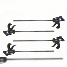 Vago-Tools 4x Schnellspannzwinge 150 mm Einhandzwinge