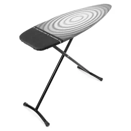 Brabantia Bügeltisch D 135x45 cm mit hitzebeständiger Parkzone Titan Oval (345647)
