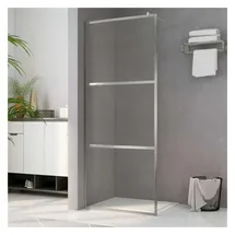 vidaXL Begehbare Duschwand mit Voll Mattiertem ESG-Glas 100x195 cm