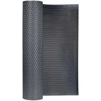 vidaXL Balkonverkleidung 400 x 90 cm Dunkelgrau Rattan 1 St.