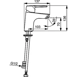 Hansa HansaPolo Einhandmischer mit Funktionsbrause chrom 51462293