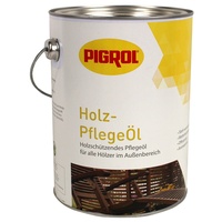 Pigrol Holzpflegeöl 2,5L Speziell für Teakholz Hartöl Gartenmöbelöl Terrassenöl Holzöl