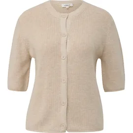 s.Oliver Halbarm-Strickjacke Beige 4XL