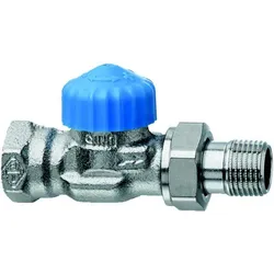 IMI Thermostat-Ventilunterteil Rp 3/8xR 3/8, Durchgang, Rotguss vernickelt, geringer Widerstand