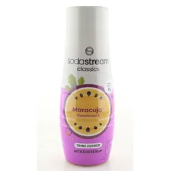 SodaStream Sirup Maracuja Geschmack zuckerfrei