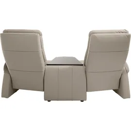 exxpo - sofa fashion Couch Kunstleder 2-Sitzer Grau