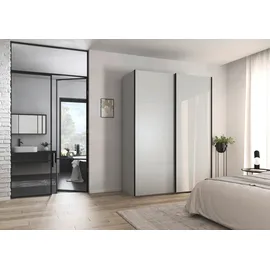Rauch Schwebetürenschrank CONTIDO 162 x 223 x 68 cm Grau