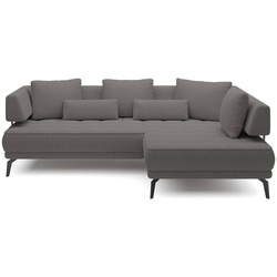 Ecksofa Giotto Stoff Grau