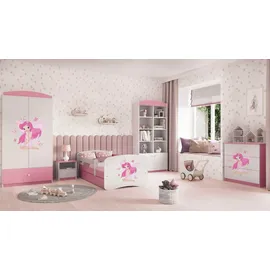raumhirsch furniture Kinderbett Fee 80 x 180 cm Holzwerkstoff rosa