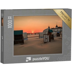 puzzleYOU Puzzle Puzzle 1000 Teile XXL „Pier Ahlbeck, Ostsee, Insel Usedom“, 1000 Puzzleteile, puzzleYOU-Kollektionen Usedom