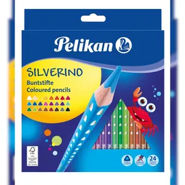 Pelikan 700665, Schwarz, Blau, Braun, Grün, Grau, Hellblau, Hellgrün, Mehrfarbig, Orange, Pfirsich, Pink,..., 24 Stück(e)