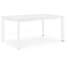 BIZZOTTO Konnor Aluminium mit Ausziehfunktion, modern, Weiß