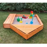 Promadino Sandkasten Multi inkl. Bugbox, Sonnendach und Sitzbox