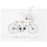 r√§der design Karte zur Hochzeit mit Fahrradmotiv "Zusammen durch das Leben" von räder design - Geschenk zur Hochzeit