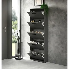 HBZ Sam Schuhkipper 59 x 169 x 17 cm anthrazit / anthrazit matt