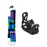 F2 Set Junior Snowboard Union 140cm mit Eco Pure Bindung M Gr. 140 - 10 Jahre