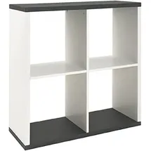 Haku-Möbel HAKU Aktenregal 80 x 30 x 86 cm weiß