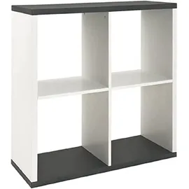 Haku-Möbel HAKU Aktenregal 80 x 30 x 86 cm weiß
