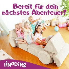 linodino Spielsofa Cord- Fantasiewelt