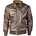 Lederjacke Braun M