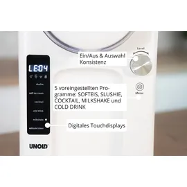 Unold Sofie 2in1 Slush- & Softeismaschine weiß 48950 