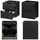 [en.casa] Waschbeckenunterschrank Skelbolu 50,4 x 59,5 x 40 cm Schwarz