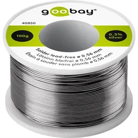 goobay Lötzinn bleifrei, ø0,56mm, 100g Rolle