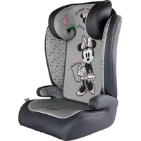 Tataway Disney Minnie Mouse i-Size R129, Kindersitz 15-36 kg (3,5-12 Jahre), 100-150 cm, Gruppe 2/3, wird mit 3-Punkt-Gurt montiert, grau