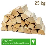 (1,06€/1kg) Brennholz Kaminholz Holz 25kg Ofen Kamin Kaminofen Grill Buche 25cm