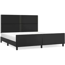 vidaXL 180 x 200 cm Schwarz