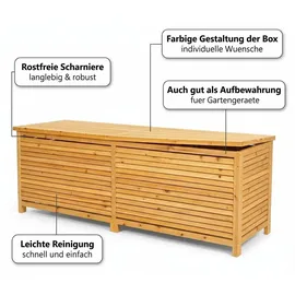 MuCoLa Auflagenbox 170 x 50 x 58 cm Beige