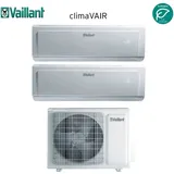 Vaillant - dual split inverter-klimagerät serie climavair plus vai 8 9+12 mit vaf8-050w2no r-32 9000+12000