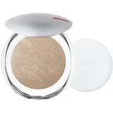 PUPA Luminys Baked Powder (Farbe Amberlight) - Gesichtsbronzer, Gebackenes Puder mit Satin-Effekt, Für einen gleichmäßigen Hautton und das Verstecken von Unvollkommenheiten, Natürlicher Teint