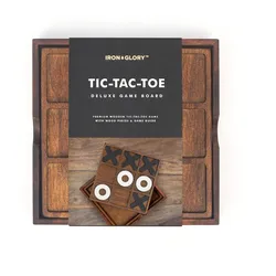 MAGS Spiel Tic Tac Toe Holz Braun