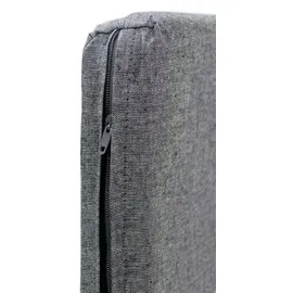 Dmora Lounge-Set für den Außenbereich Dmüh, Gartenmöbel-Set mit Kissen, Sitzbereich für den Innenbereich in Rattan-optik, 100 % Made Italy, Anthrazit