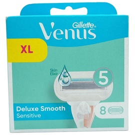 Gillette Venus Deluxe Smooth Sensitive Ersatzklingen, 8er-Pack