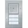 Gira Türstation AP 3fach 126765 Alu