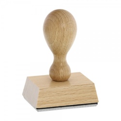 Holzstempel (50x40 mm - 8 Zeilen)