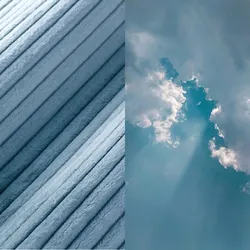 Muster Teddy-Cord Wolkenblau