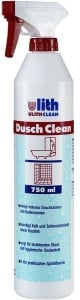 Ulithclean DuschClean Reiniger, Beseitigt Kalk und Seifenrückstände, sowie Hautfett, 750 ml - Sprühflasche