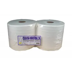2er-Pack extra glatte Industrie-Spulen à 4 kg. Weiß