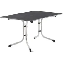 Sieger Boulevard-Klapptisch mit vivodur-Platte 140 x 90 x 73 cm graphit/schieferdekor anthrazit